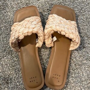 A New Day Target sandals - size 7.5 - worn once